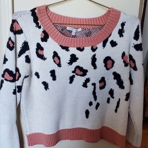 Cozy cheetah sweater